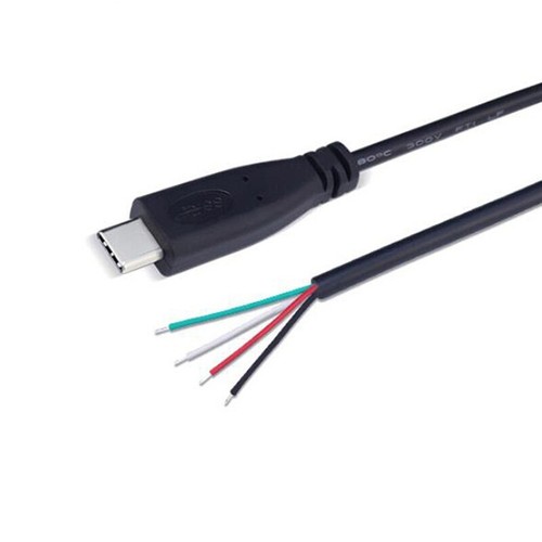 USB 2.0 Typ C Stecker Buchse Zum Selbermachen Kabel Ladegerät 1m 2m 2/4pin Stecker Kabel - Bild 9 von 10