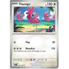 165/198 Flamigo : Uncommon : Scarlet & Violet Pokemon Trading Card Game