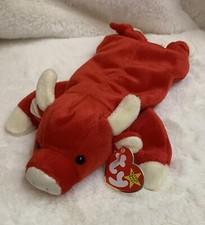 Ty Beanie Babies Snort The Bull 1995