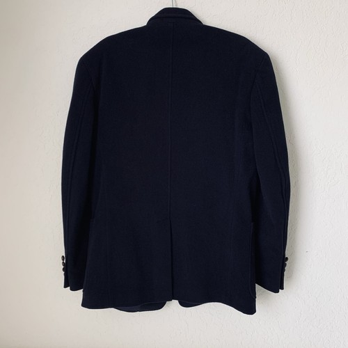 Gant Sport Coat Jacket Men M Navy Wool Cashmere Luxury Regencycore Preppy Twee - Picture 2 of 12