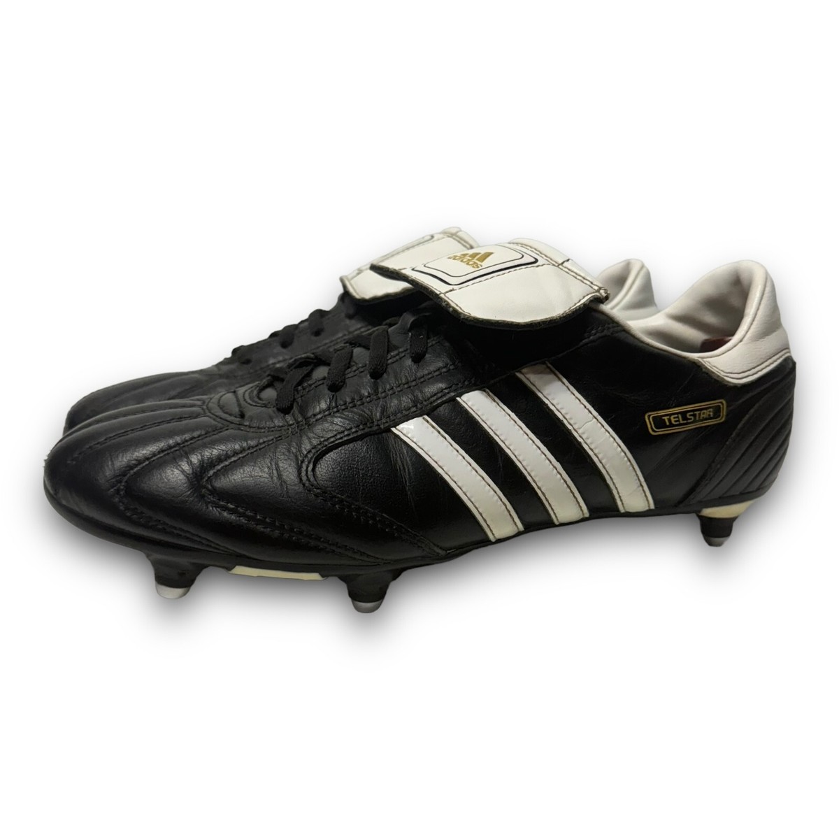 Adidas Mens 2006 Telstar SG Soccer Cleats Size 9 US Black