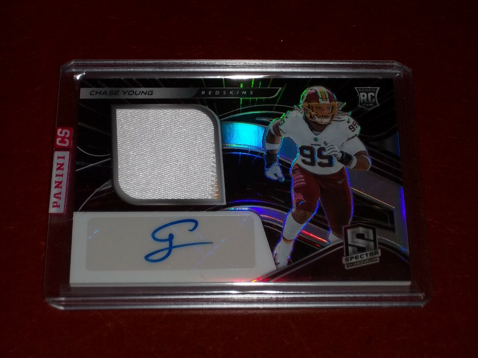 2020 Panini Spectra Hyper RC Jersey Patch Auto 01/75 Chase Young