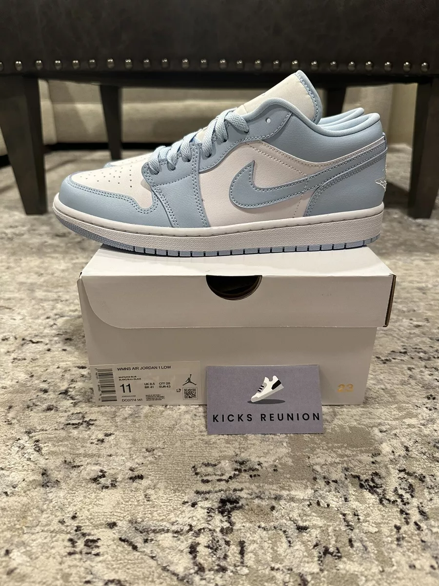 Women's Air Jordan 1 Low Ice Blue DC0774-141