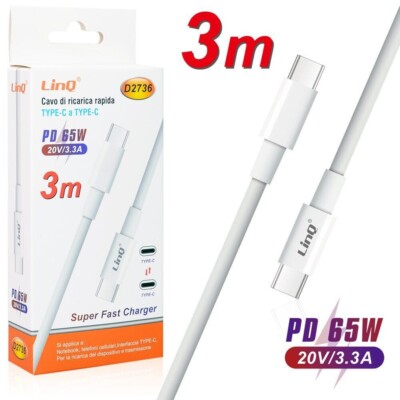 3 Pezzi / 6ft] Cavo Di Ricarica Usb Type C Pixel Compatibile
