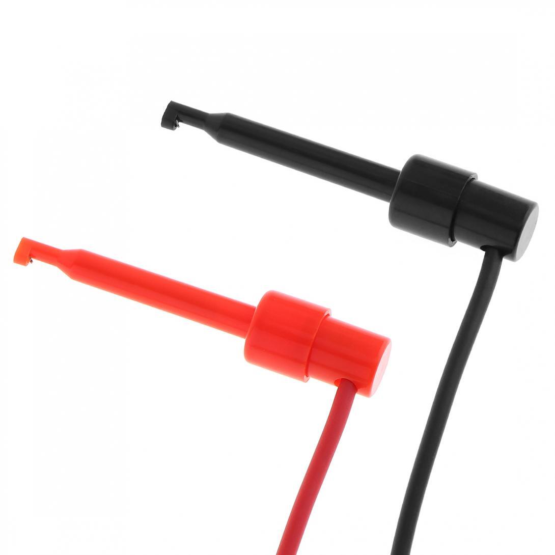 2Pcs Oscilloscope Probes Clip Test Leads Coaxial Cable BNC to Dual