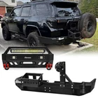For 2010-2020 Toyota 4Runner Front/Rear Bumper W/Winch Plate & Tire Carrier