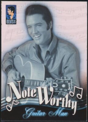 2007 Press Pass Elvis Is Elvis Presley Noteworthy Guitar Man #63