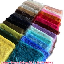 Faux Fourrure Tissu Hirsute 12cm Long Peluche Moelleux DIY Craft Cosplay Costume