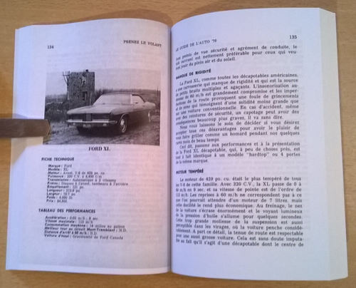 LE GUIDE DE L'AUTO - 1970 - Les Editions de l'Homme (Neuauflage 2013) - Zustand NEU - Bild 20 von 24