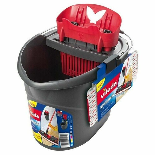 VILEDA SUPER MOCIO REVOLUTION SECCHIO STRIZZATORE E PANNO SISTEMA  LAVAPAVIMENTI | eBay