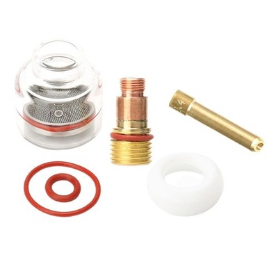 6pcs Collet Glass Cup Kit Easy Assembly TIG -Schweißteile für WP17/WP18/WP26