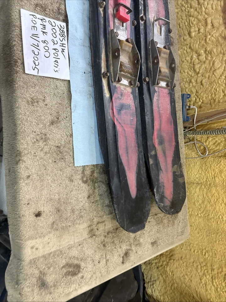 2002 Polaris RMK 800 Simmons skis runners Set Pair 388 - Image 2 of 4