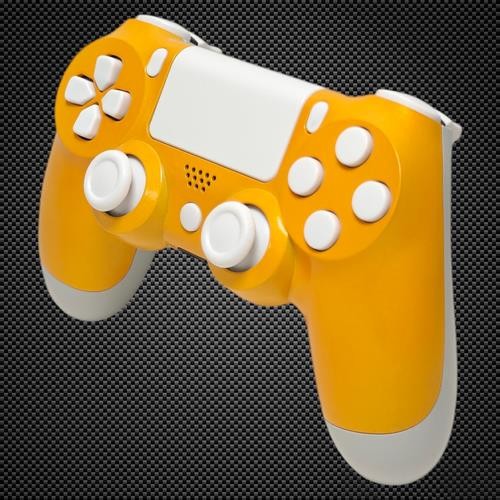 Pearlescent Orange Themed Official PS4 Controller V2 Custom - Picture 2 of 5