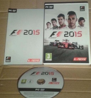 Formel 1 F1 15 2015 PC Rennspiel EU VERKÄUFER INC Lewis Hamilton NTSC DVD ROM A