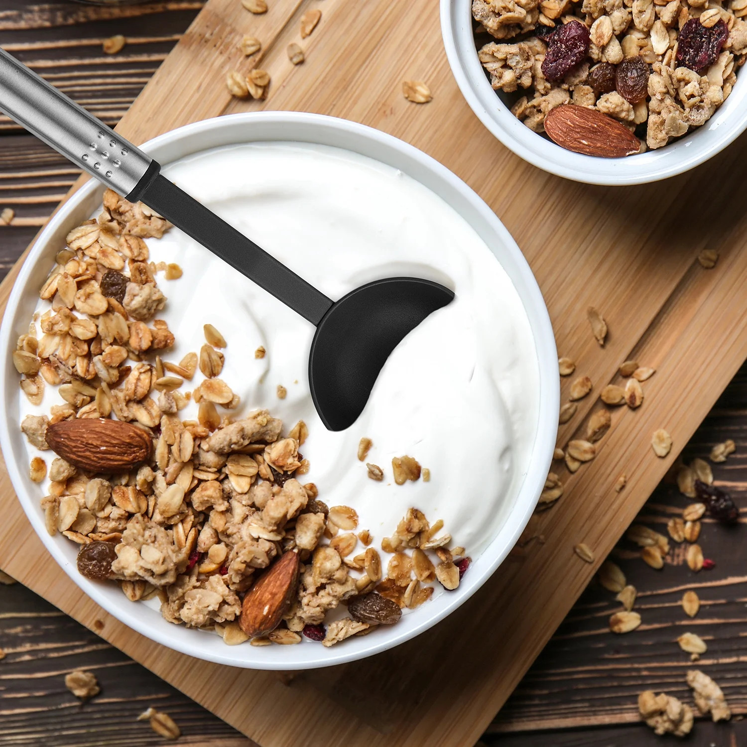 Lux Decor Collection 23 Piece Kitchen Utensils Set - Nylon and Stainless Steel C