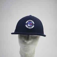 New York Rangers Fanatics NHL Pro Authentics Snap-Back Hat Unisex Navy Used