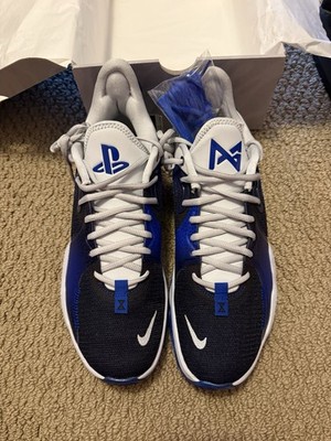 Nike PlayStation x PG 5 PS Racer Blue Low Top Basketball Sneakers CW3144-400