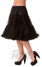 Banned Starlite Petticoat Crinoline in Black XS/S 23 inch long