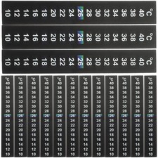 15 Pcs Digital Thermometer Strip Adhesive Stick On For Fish Tank Measurement