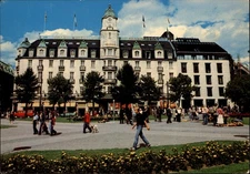 Grand Hotel Oslo Norway vintage postcard a420