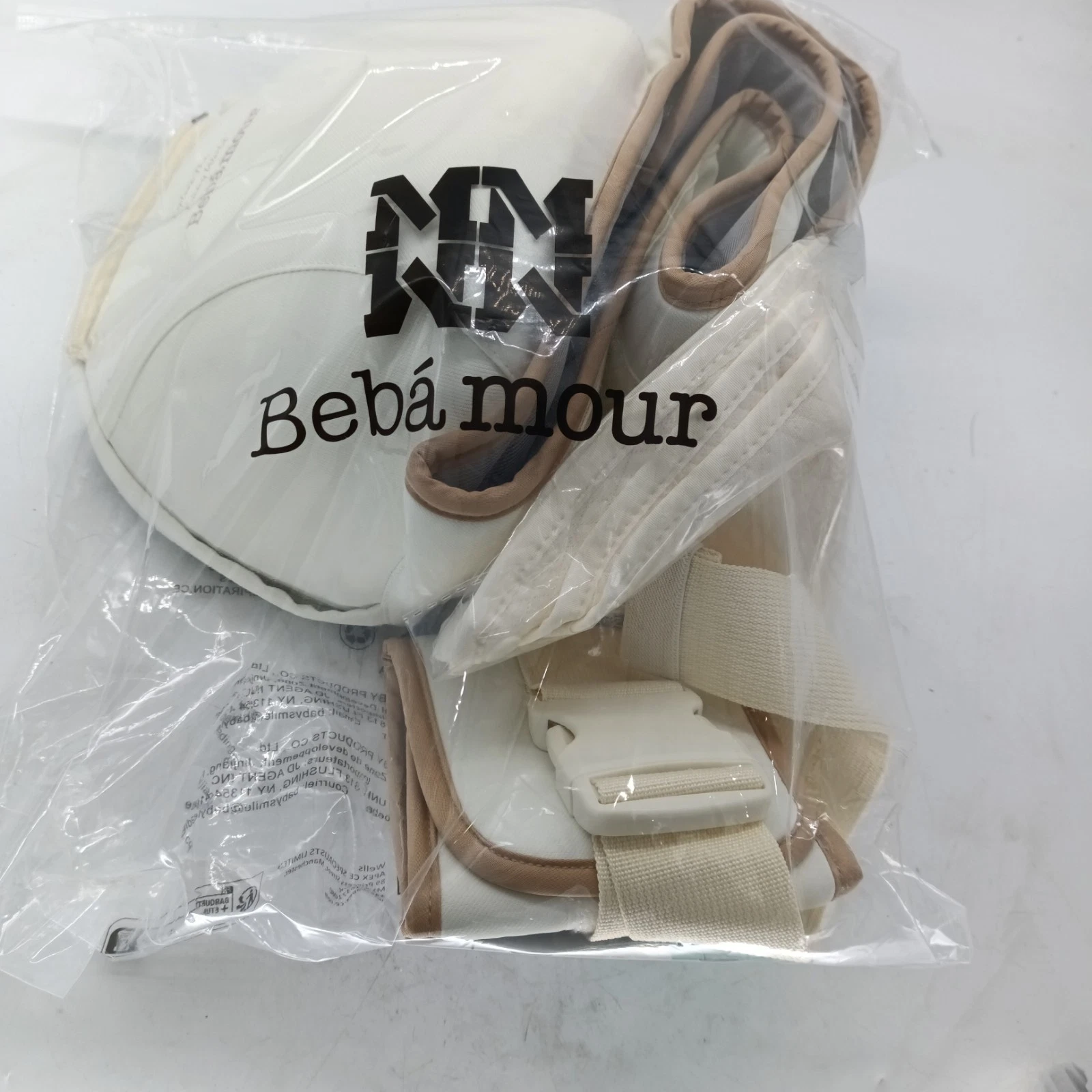 Bebamour Baby Carrier Bebear Multifunction Hip Seat Carrier Off white # TC26