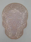Fiesta Halloween Embossed Skull And Vine Plate Bone Limited 9-3/4" New