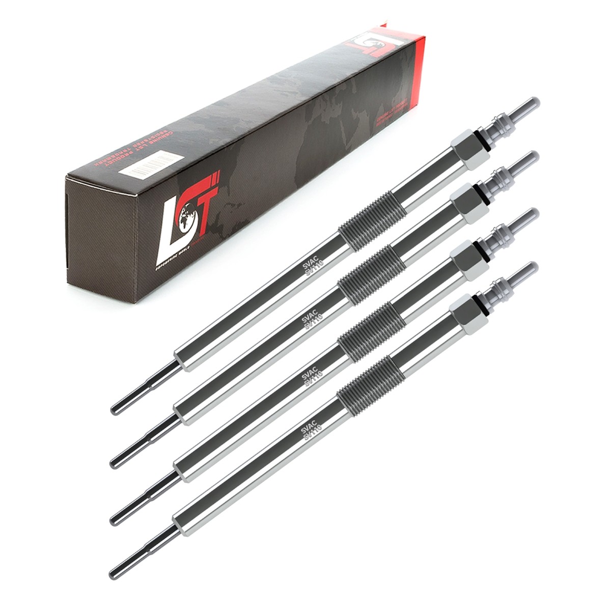 4x Glow Plug Pencil 7 Volt for Infiniti Fx M Q70 QX50 QX70 3.0D