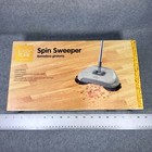 Spin Hand Push Sweeper Broom Dustpan Household Floor No Electric New In Box