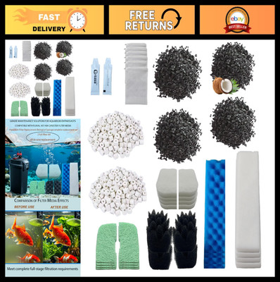 Fluval 406 407 Canister Filter Media Kit 42 Pack Replacement Set
