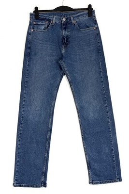 Levi's 505 Jeans Herren W32 L32 Regular Straight Blau Strauss Hose Waterless