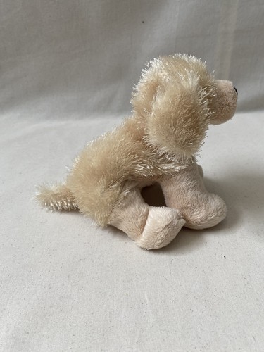 Ganz Dog Teddy Bear Soft Stuffed Plush Toy Light Brown Beanie 7" Puppy Animal - Picture 5 of 10