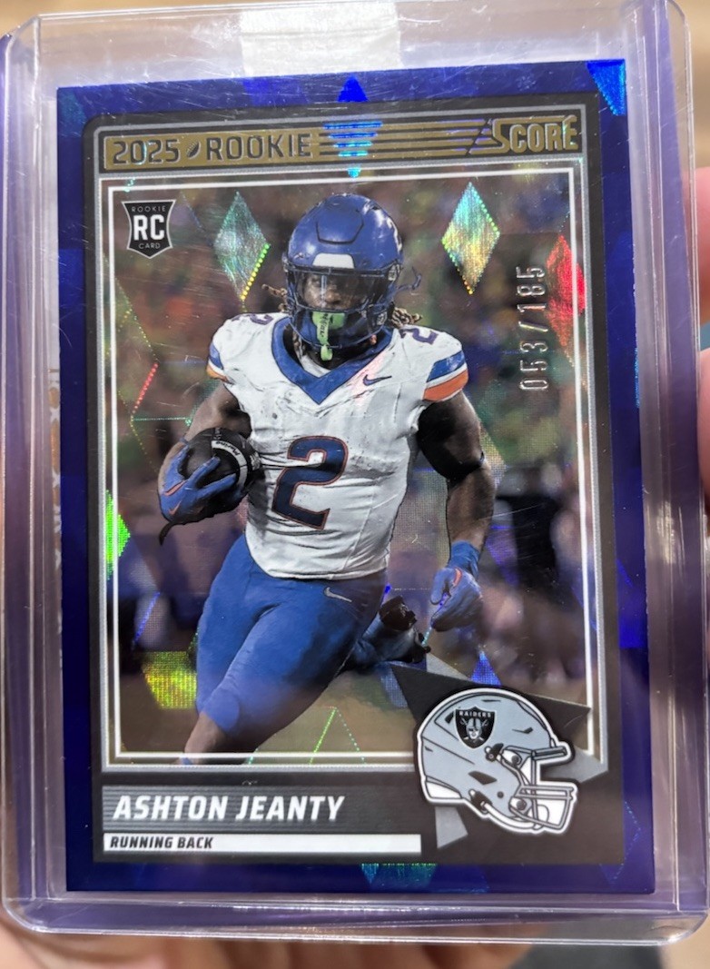 2025 Score - Rookies Ashton Jeanty #14 Cubic /185 (RC)