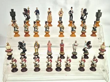 VTG | Indian Forces Rebellion Raj - Franklin Mint | Chess Pawn Pieces FULL SET