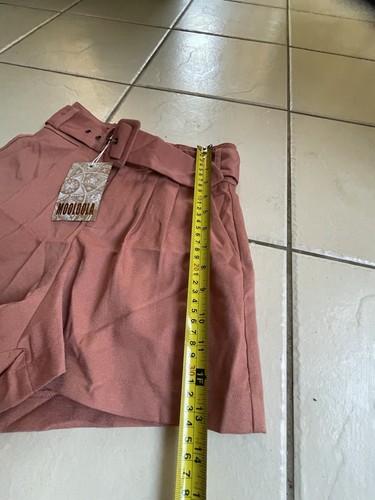 Mooloola Womens Shorts Brown Allure Belted Pockets Size 6 - New with tags - Picture 5 of 8