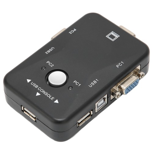 USB 2.0 KVM 1920x1440 2 Port Dual Monitor KVM For WIN95 98 98SE CB - Afbeelding 21 van 22