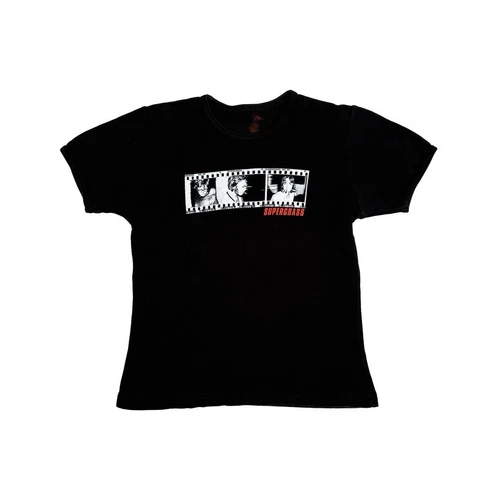 Supergrass 99 90s Vintage Band Concert Tour Band Girl W 1990s vintage concert t-shirt, vintage, single stitch, B+ condition