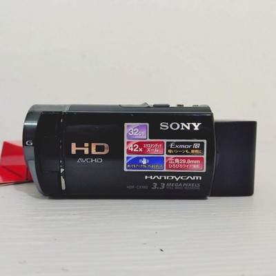 Sony HDR-CX180 Handycam HD Camcorder 30x Optical Zoom Black Tested