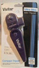 Vivitar VT-3 Ultra Slim,mini Tripod. Purple Color. New.