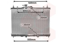 HeizköRper, KüHlung Motor 13002338 VAN Wezel FüR Nissan