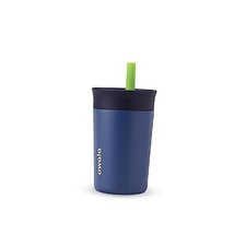Kids Insulation Stainless Steel Tumbler with Spill Drinking Cup Navy  Blue