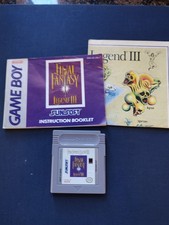 Final Fantasy Legend 3 Game Boy W/Manual & Map & New Battery Sunsoft
