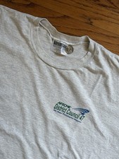 Gray vintage 90s AFSME District Council 47 Made in USA Shirt XL Union Made