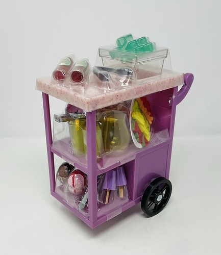 Our Generation Doll Patio Treats Trolley Food Accessory Set Cart Ice Cream 8” - Picture 1 of 12