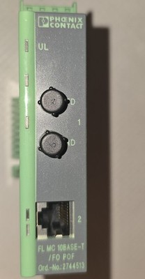 Phoenix Contact 2744513 FL MC 10BASE T/FO POF medium converter
