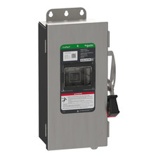 Interruptor de seguridad de alta resistencia Schneider eléctrico de acero inoxidable VH361DSGL 3p 30amp fusible