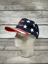 VTG Teamsters 429 Vote Shappell/Noll USA Flag Red/White/Blue Snapback Hat Cap