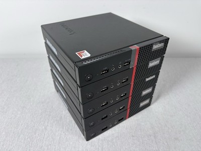 *Lot Of 5* Lenovo Thinkcentre M715q Micro (AMD  Pro A6-8570E) No HDD/RAM/AC