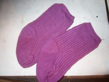 American Girl Pair Of Socks For 18" Dolls PURPLE NEW