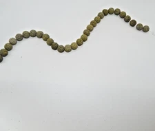 Lava (Moss Green) 13mm Round Beads 16" strand)