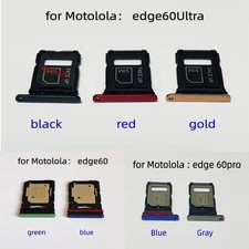 SIM Card Tray Holder With Eject Pin For Motorola Moto Edge 60/60 Pro/60 Ultra
